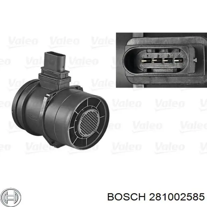 281002585 Bosch Датчик витрати повітря