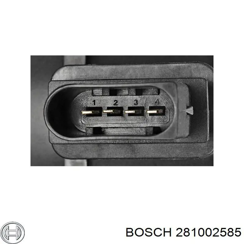 Датчик масової витрати повітря Bosch 281002585 ціна, від 122.86 USD