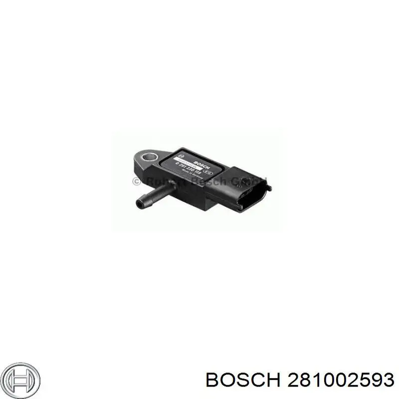 281002593 Bosch датчик тиску наддуву (датчик нагнітання повітря в турбіну)