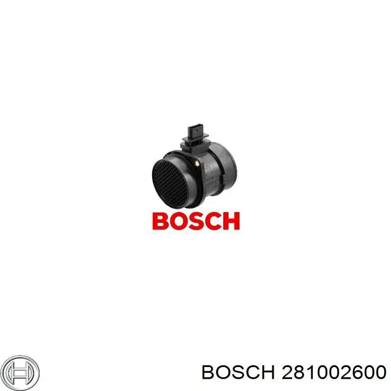 Датчик масової витрати повітря Bosch 281002600 ціна, від 29.43 USD