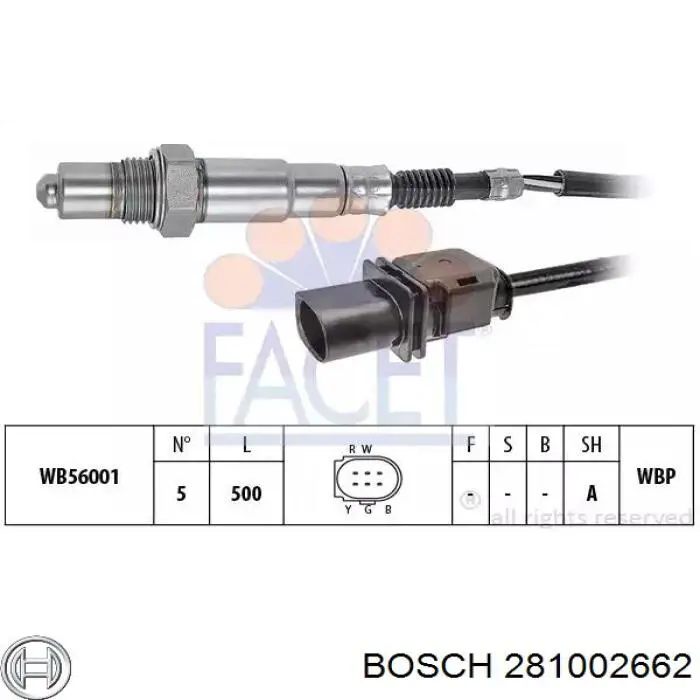 Купити 281002662 Bosch Датчик положення (оборотів) коленвалу
