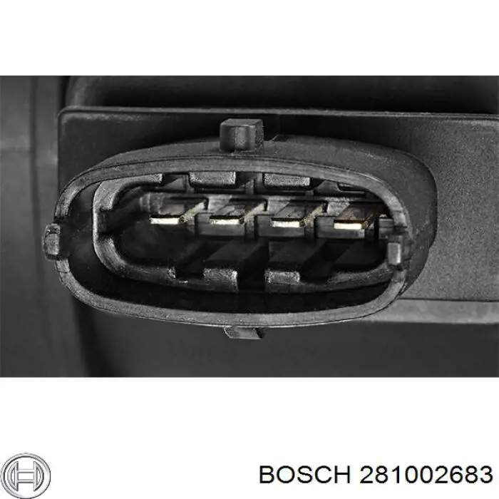 281002683 Bosch датчик потоку (витрати повітря, витратомір MAF - (Mass Airflow))