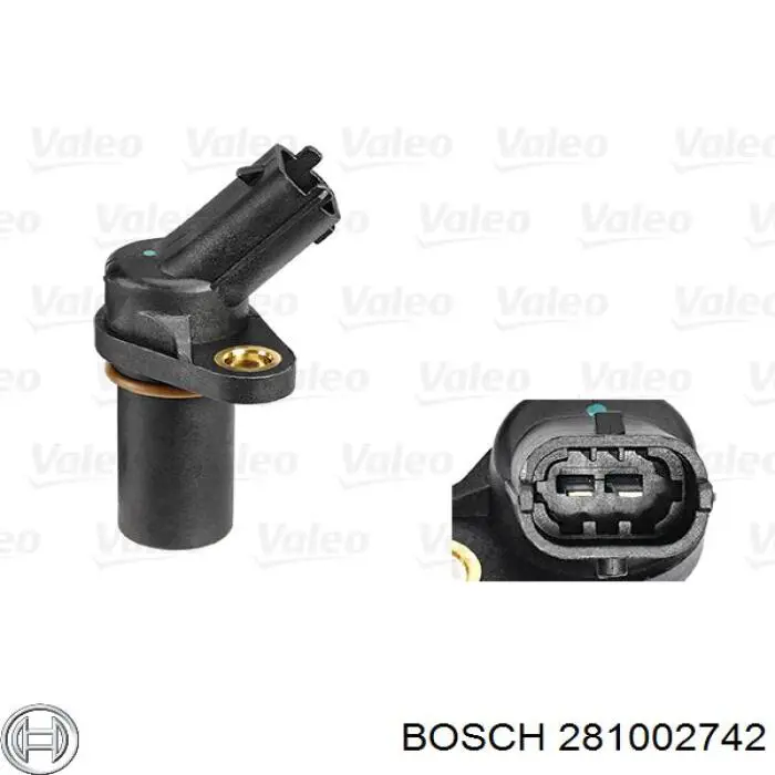 Датчик колінвала 281002742 Bosch