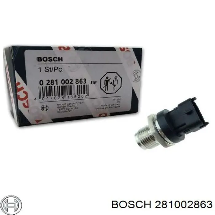 281002863 Bosch датчик тиску палива