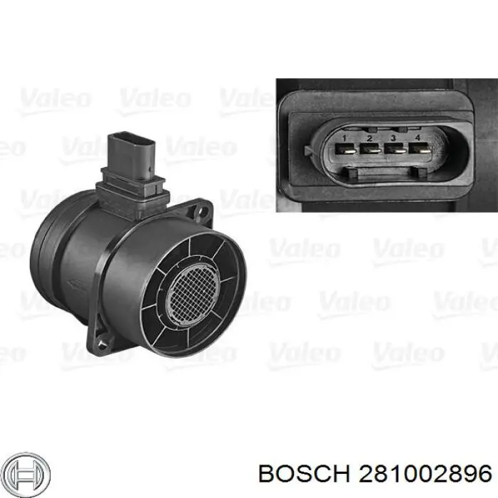 281002896 Bosch Датчик витрати повітря