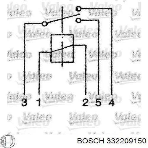 Реле покажчиків поворотів 332209150 Bosch