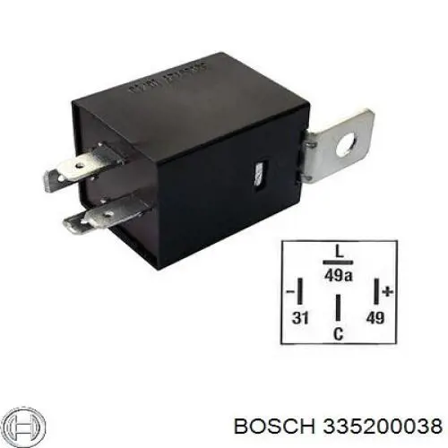 335200038 Bosch реле покажчиків поворотів