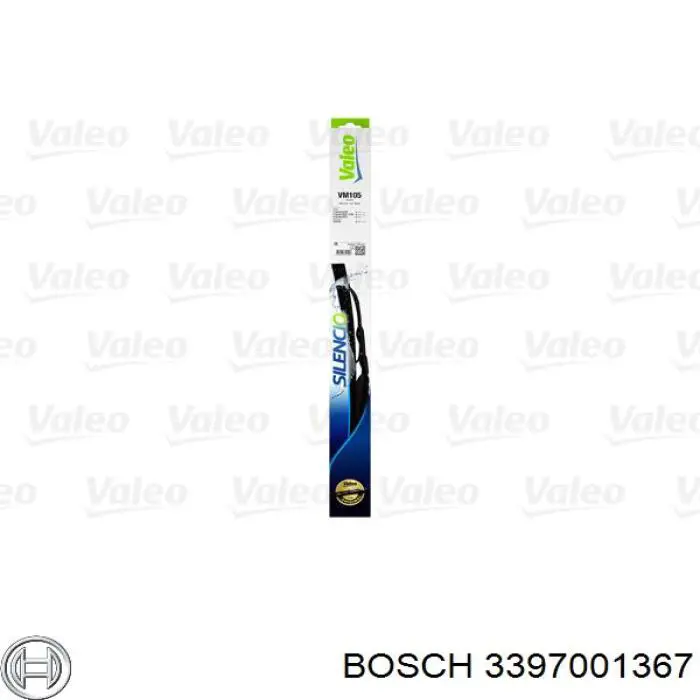 Щітка-двірник лобового скла, комплект з 2-х шт. Bosch 3397001367 ціна, від 10.59 USD