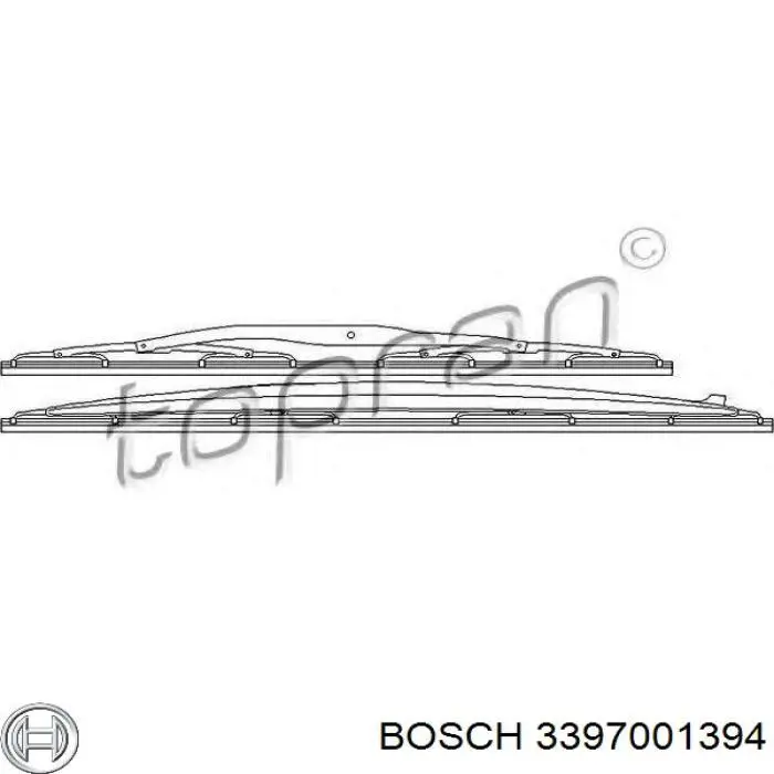 Купити 3397001394 Bosch Безконтактні двірники