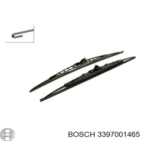 3397001465 Bosch щітка-двірник лобового скла, комплект з 2-х шт.