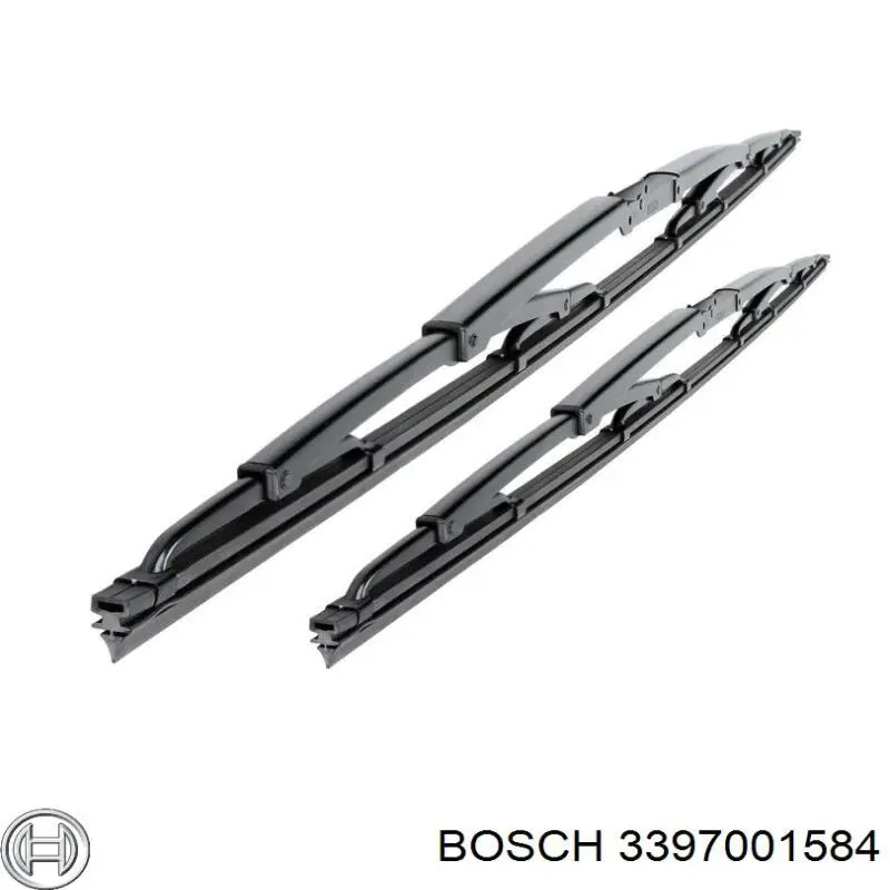 Щітка-двірник лобового скла, комплект з 2-х шт. Bosch 3397001584 ціна, від 22.51 USD