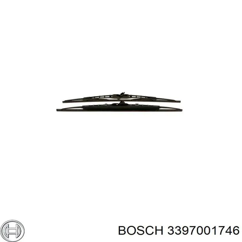 3397001746 Bosch Щітка склоочисника лобового скла, пасажирська