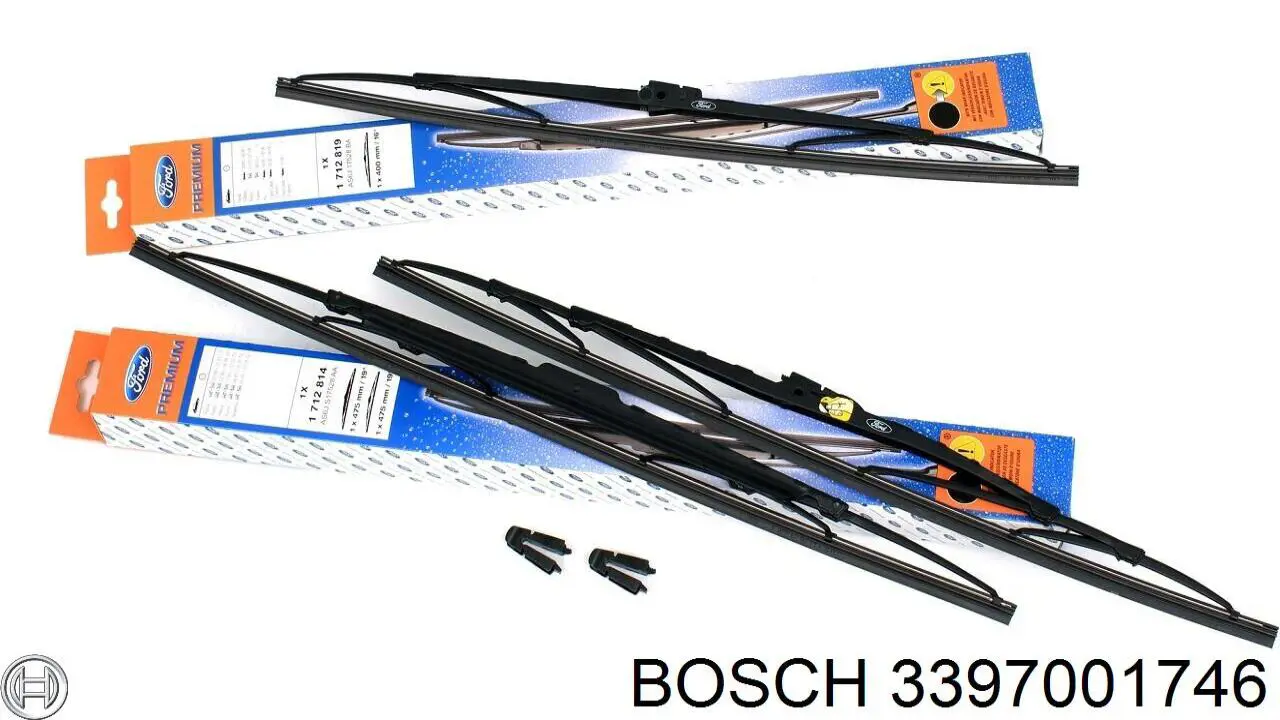 Купити 3397001746 Bosch Щітка-двірник лобового скла, пасажирська