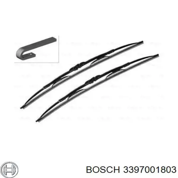 Щітка-двірник лобового скла, пасажирська 3397001803 Bosch