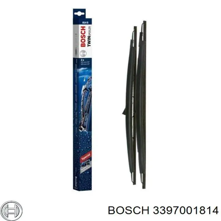 Щітка-двірник лобового скла, комплект з 2-х шт. Bosch 3397001814 ціна, від 96.20 USD