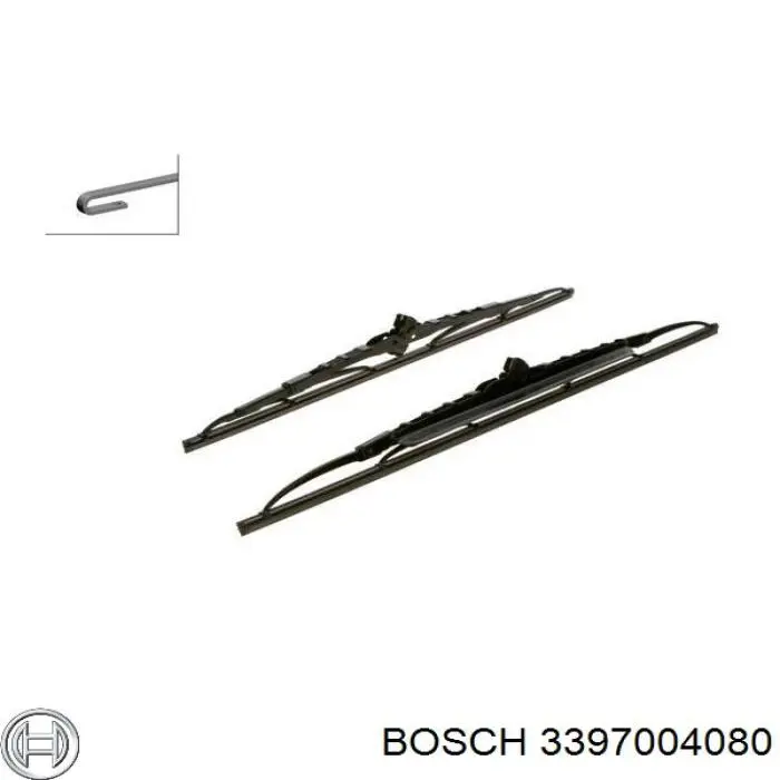 3397004080 Bosch щітка-двірник лобового скла, комплект з 2-х шт.