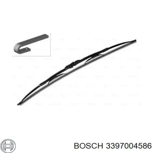 Купити 3397004586 Bosch Щітка-двірник лобового скла, водійська
