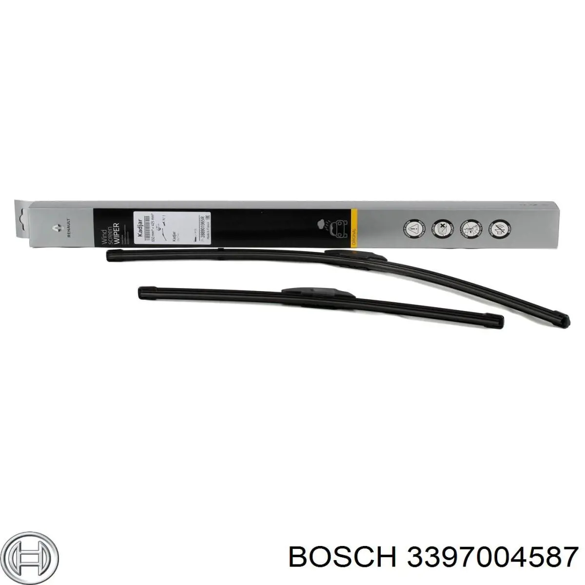 Щітка склоочисника лобового скла, водійська Bosch 3397004587