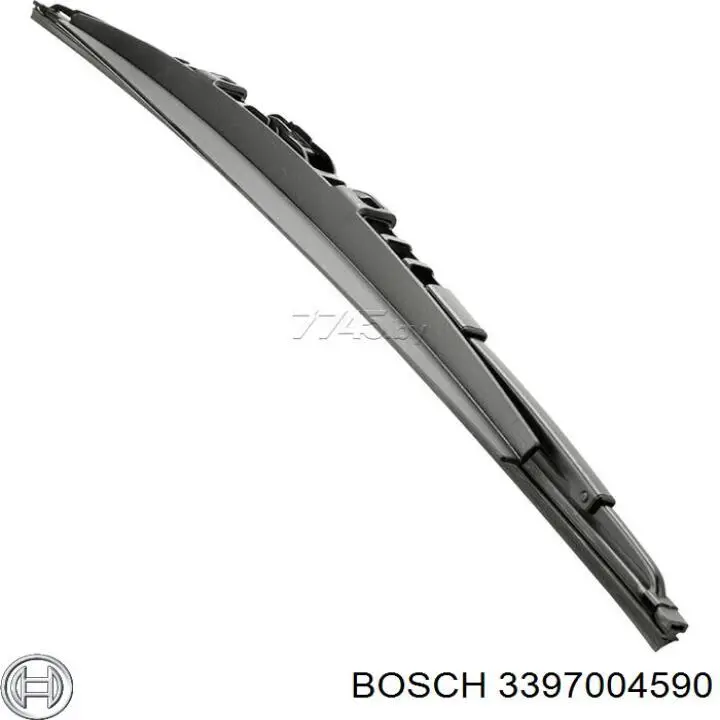 Щітка-двірник лобового скла, пасажирська 3397004590 Bosch