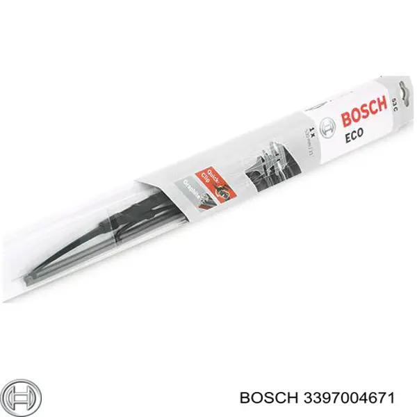 Щітка склоочисника лобового скла, пасажирська Bosch 3397004671