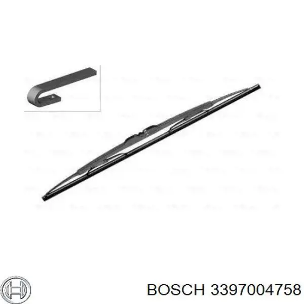 Купити 3397004758 Bosch Щітка задня