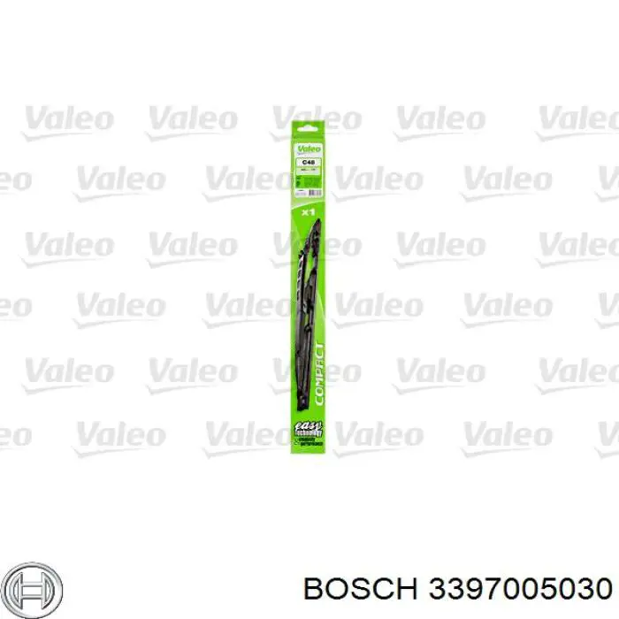 Щітка-двірник лобового скла, комплект з 2-х шт. Bosch 3397005030 ціна, від 8.26 USD