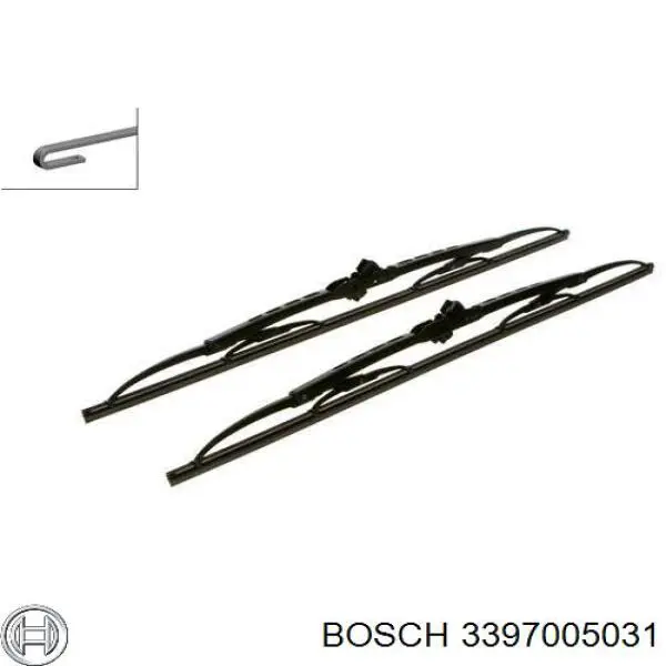 3397005031 Bosch щітка-двірник лобового скла, комплект з 2-х шт.