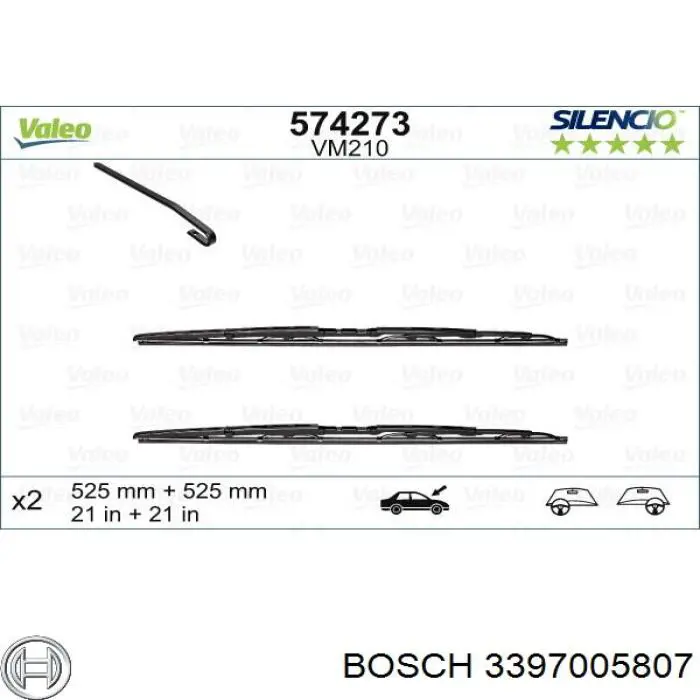3397005807 Bosch Склоочисники лобового скла