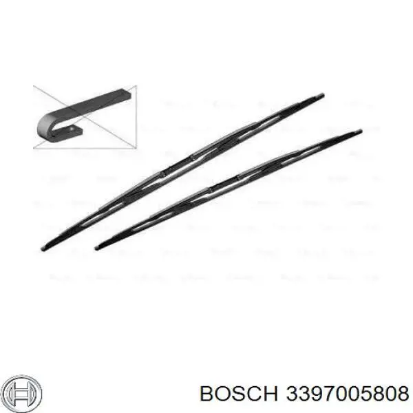 Щітки склоочисника 3397005808 Bosch