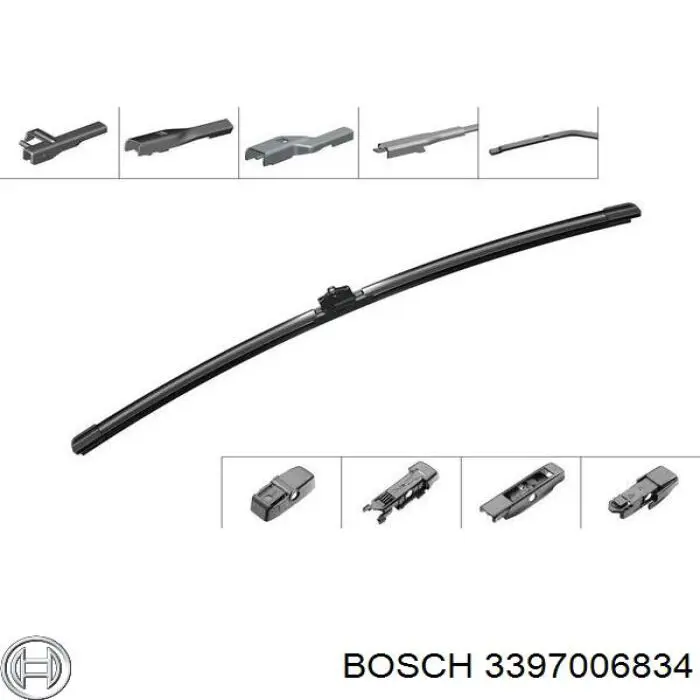 3397006834 Bosch щітка-двірник лобового скла, пасажирська