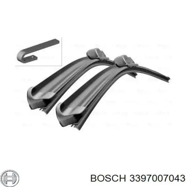 3397007043 Bosch щітка-двірник лобового скла, комплект з 2-х шт.