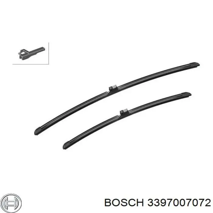 3397007072 Bosch щітка-двірник лобового скла, комплект з 2-х шт.
