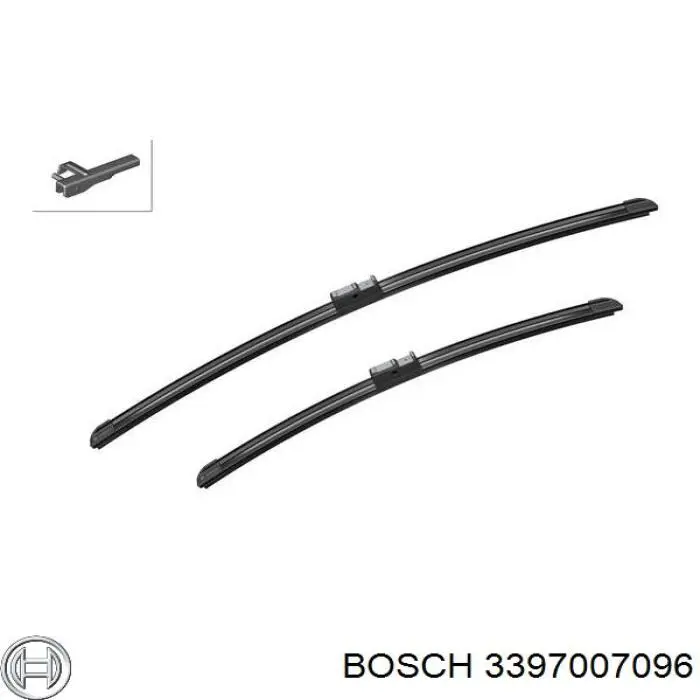 3397007096 Bosch щітка-двірник лобового скла, комплект з 2-х шт.