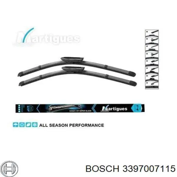 3397007115 Bosch Склоочисники лобового скла