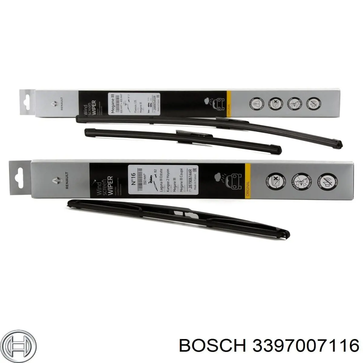 3397007116 Bosch Склоочисники лобового скла