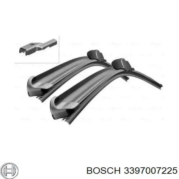 3397007225 Bosch щітка-двірник лобового скла, комплект з 2-х шт.