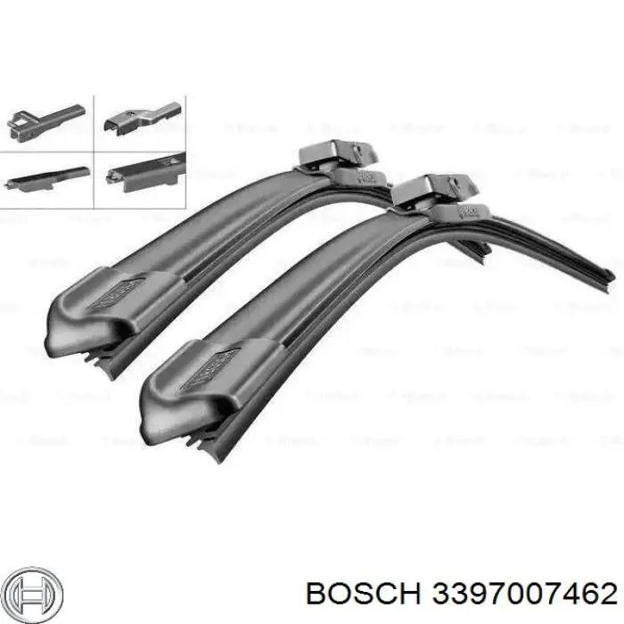 3397007462 Bosch щітка-двірник лобового скла, комплект з 2-х шт.