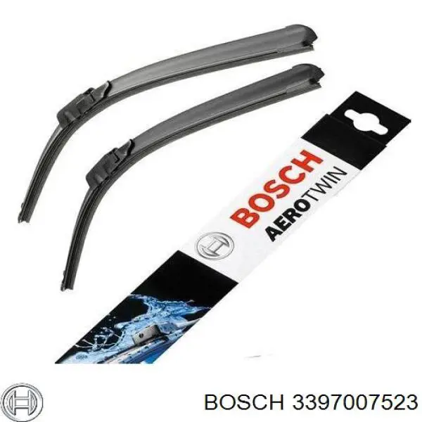 Щітка-двірник лобового скла, комплект з 2-х шт. Bosch 3397007523 ціна, від 29.56 USD
