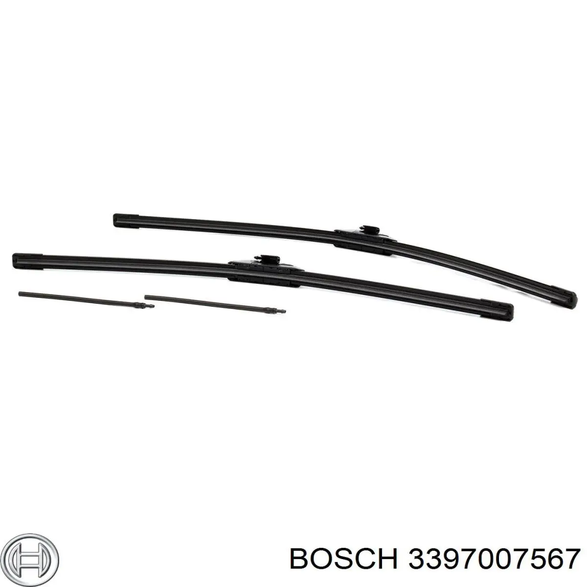 Щітка-двірник лобового скла, комплект з 2-х шт. Bosch 3397007567 ціна, від 27.87 USD