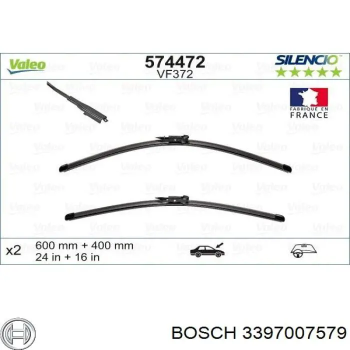 3397007579 Bosch Склоочисники лобового скла