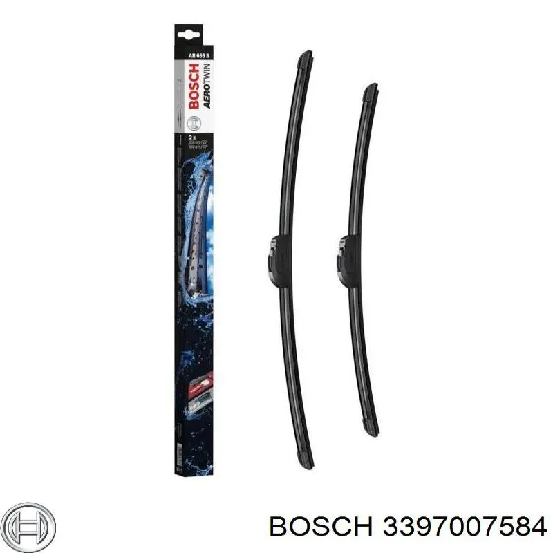 Щітка-двірник лобового скла, водійська Bosch 3397007584 ціна, від 24.83 USD