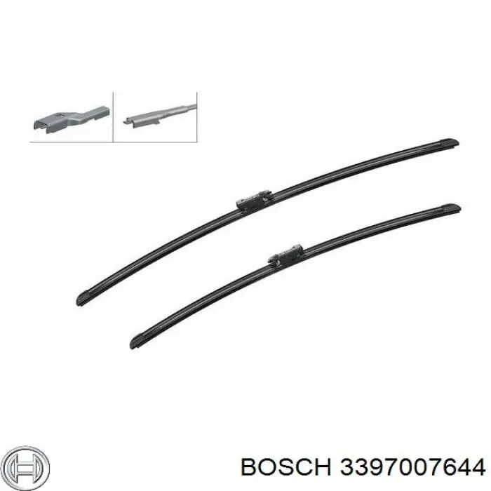 3397007644 Bosch щітка-двірник лобового скла, комплект з 2-х шт.
