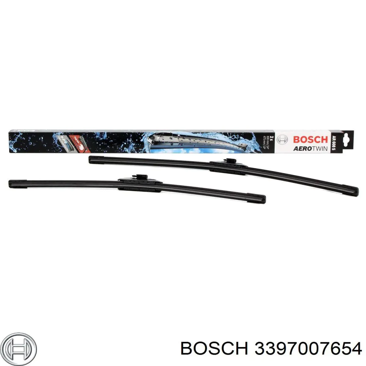3397007654 Bosch щітка-двірник лобового скла, комплект з 2-х шт.