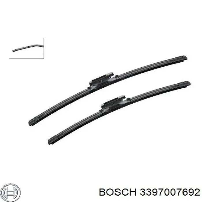Щітка-двірник лобового скла, комплект з 2-х шт. Bosch 3397007692 ціна, від 22.50 USD