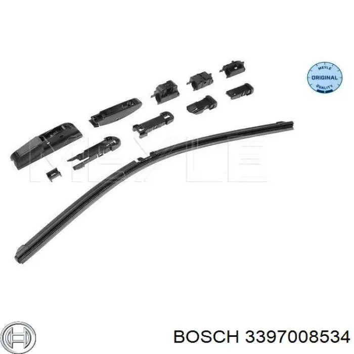 Щітка склоочисника лобового скла, пасажирська Bosch 3397008534