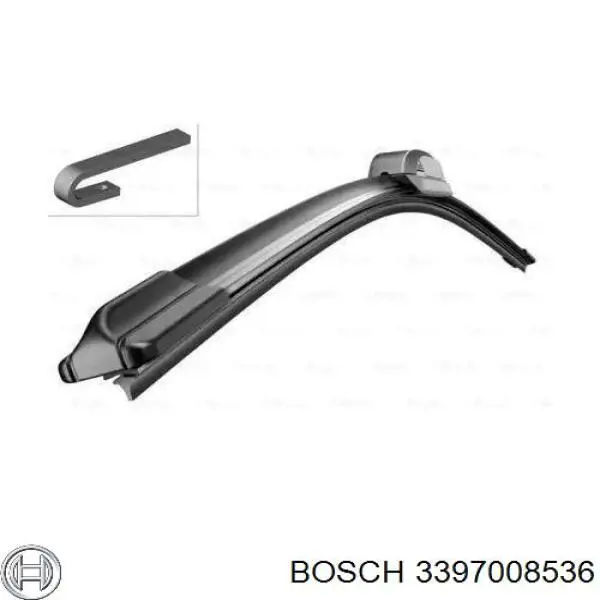 Купити 3397008536 Bosch Щітка-двірник лобового скла, пасажирська