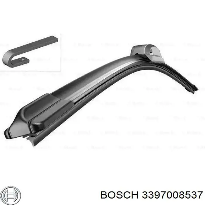3397008537 Bosch щітка-двірник лобового скла, водійська