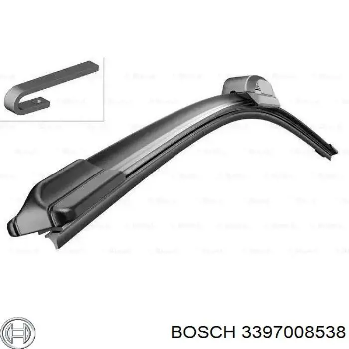 3397008538 Bosch щітка-двірник лобового скла, водійська