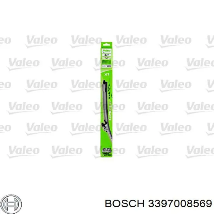 3397008569 Bosch Щітка двірника права