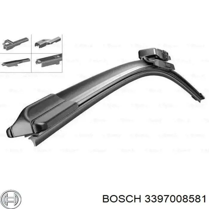 Щітка-двірник лобового скла, пасажирська Bosch 3397008581 ціна, від 8.66 USD